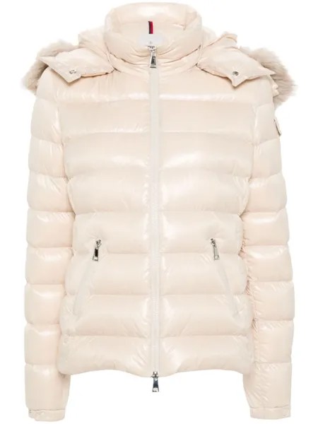 Moncler пуховик Badyf, нейтральный цвет