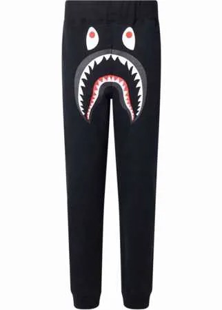 A BATHING APE® спортивные брюки Shark кроя слим