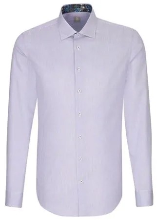 Рубашка JACQUES BRITT, размер 43, фиолетовый, белый
