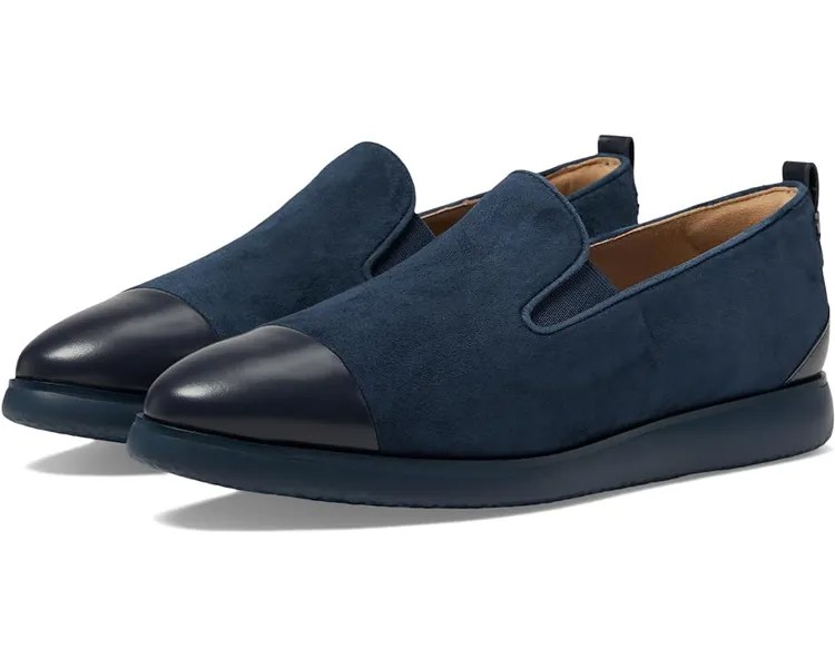 Балетки Cole Haan Grand Ambition Slip-On Loafer, цвет Navy Blazer Suede