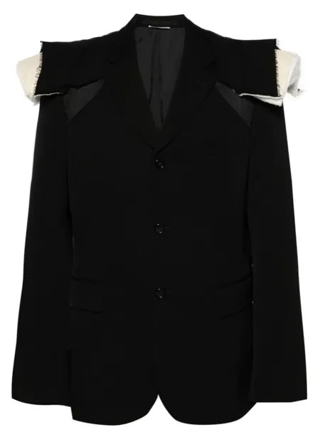 Шерстяной пиджак Comme des Garçons Homme Plus, черный