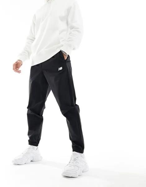 New Balance - Атлетика - Черные джоггеры из эластичной ткани