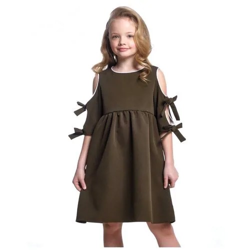 Платье Mini Maxi, модель 7479, цвет хаки, размер 122