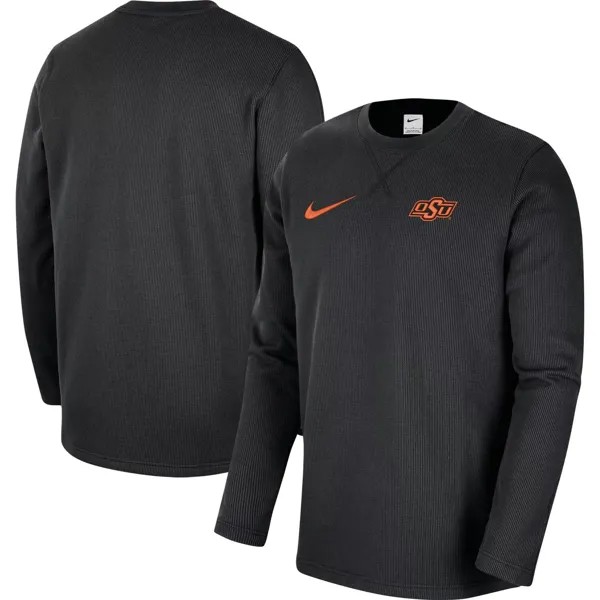 Мужской черный пуловер Oklahoma State Cowboys свитшот Nike