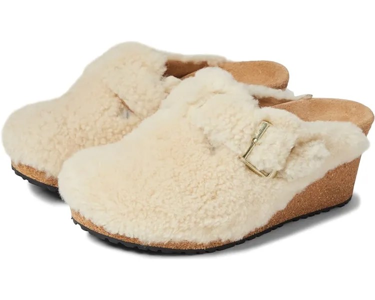 Туфли Birkenstock Fanny Teddy, цвет Eggshell Shearling