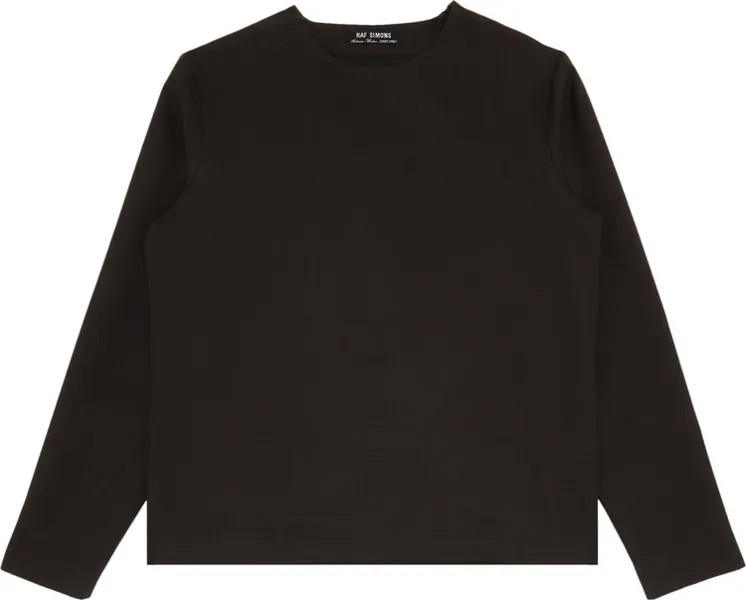 Лонгслив Vintage Raf Simons Laser Cut Suit Long-Sleeve Top 'Black', черный