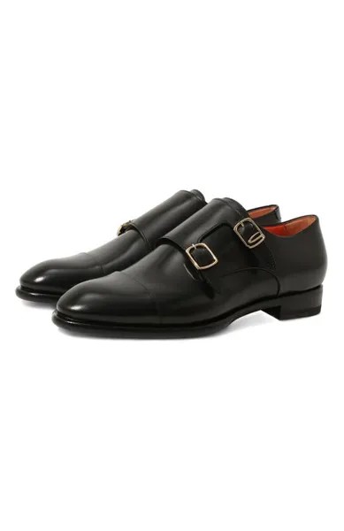 Кожаные монки Santoni