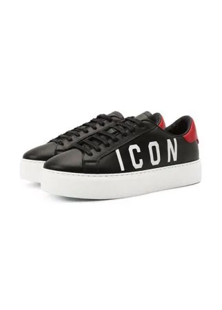 Кожаные кеды Dsquared2