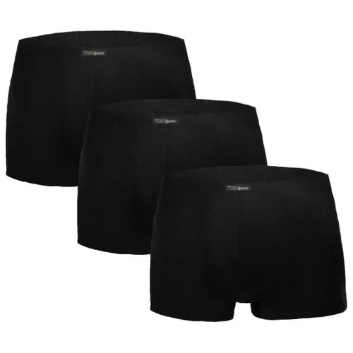 Torro Набор трусов шорты с профилированным гульфиком, 3 шт., размер 4XL(116), black