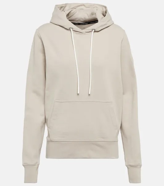 Худи из хлопка мускока CANADA GOOSE, бежевый