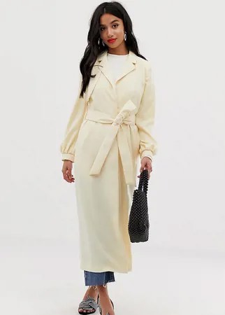 Легкий макинтош из крепа ASOS DESIGN Petite-Розовый