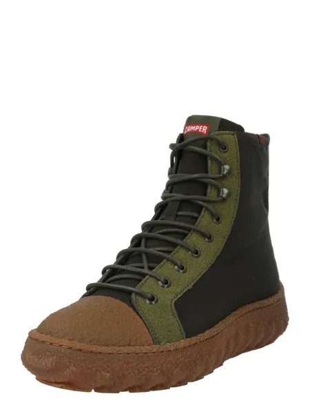 Ботинки на шнуровке Camper Barly, светло-зеленый/темно-зеленый