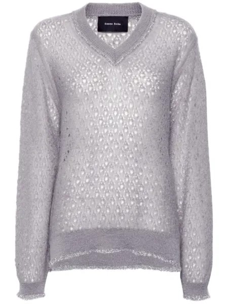 Simone Rocha джемпер Tinsel, серый