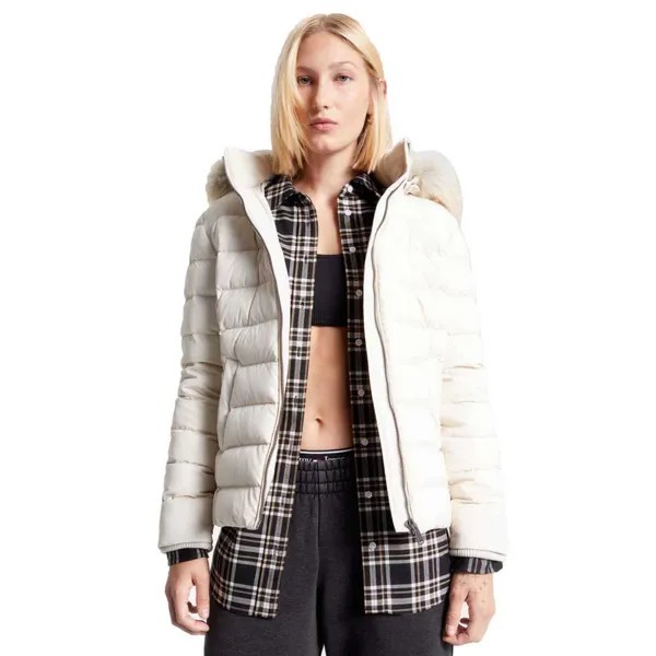 Куртка Tommy Jeans Basic Down, бежевый