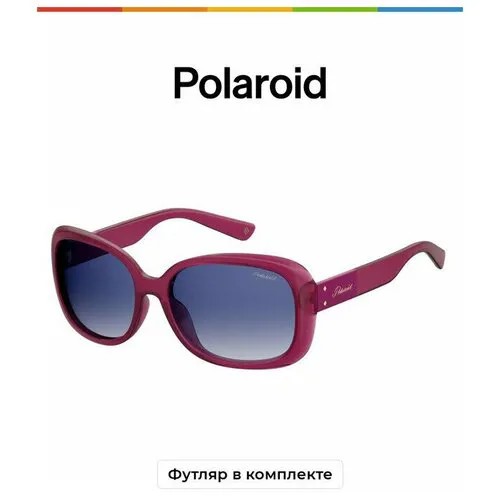 Солнцезащитные очки Polaroid, бордовый