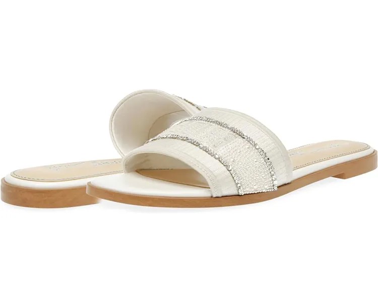 Сандалии Blue by Betsey Johnson Tru Slide Sandals, белый