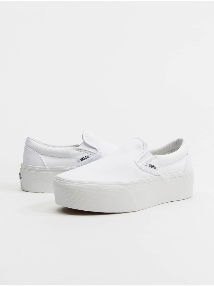 Кроссовки на шнуровке Vans, цвет true white