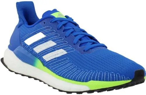 [EE4326] Мужские кроссовки Adidas Solarboost 19 для бега - синий белый зеленый - НЕТ КОРОБКИ