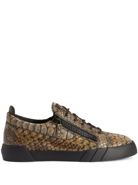 Giuseppe Zanotti кеды The Shark 5.0, коричневый