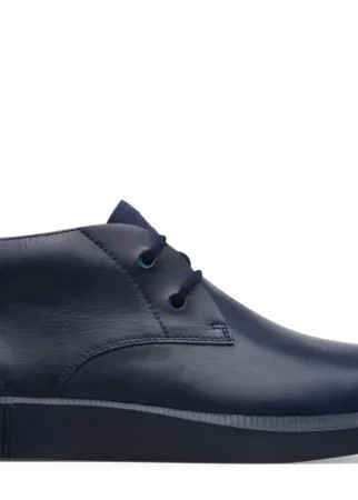 Мужские синие полуботинки со шнуровкой в стиле smart casual. Натуральная кожа и нубук, подошва из ЭВА.   Линейка мужской обуви Bill сочетает шикарный внешний вид и спортивные элементы, что придает повседневному стилю нотку оригинальности.