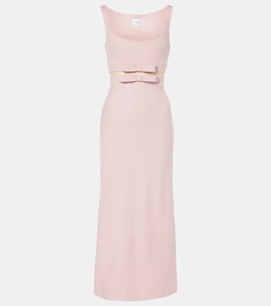 Платье миди из крепа с бантом Giambattista Valli, цвет rose
