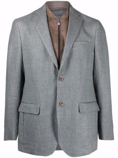 Corneliani однобортный пиджак с узором