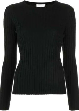 Allude топ в рубчик с длинными рукавами