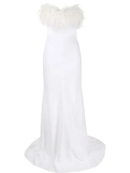 Jenny Packham вечернее платье Aster, белый