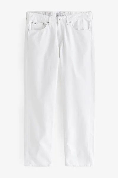 Прямые джинсы из денима 90-х годов Calvin Klein Jeans, белый