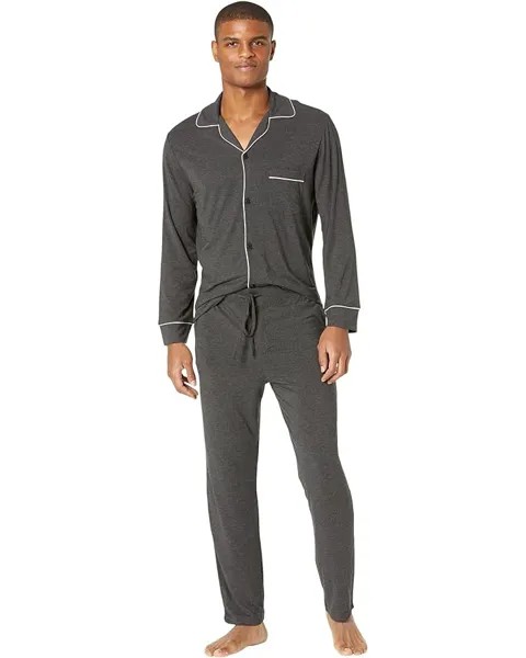 Пижама Eberjey William - The, цвет Charcoal Heather/Ivory