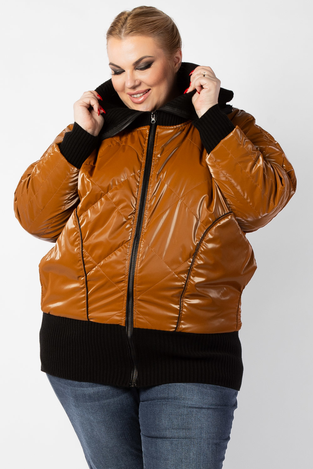 Бомбер женский ARTESSA KR00133YLW51 оранжевый 52 RU
