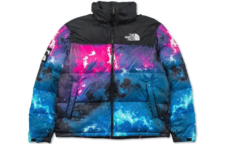 Пуховик мужской красный The North Face, красный