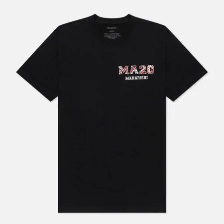 Мужская футболка maharishi MA20 Organic Boot Camp Embroidery, цвет чёрный, размер S