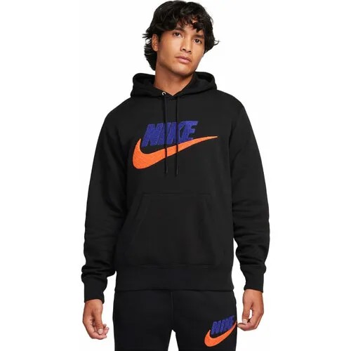 Худи спортивное NIKE Club Fleece Pullover Hoodie, размер S, , чёрный