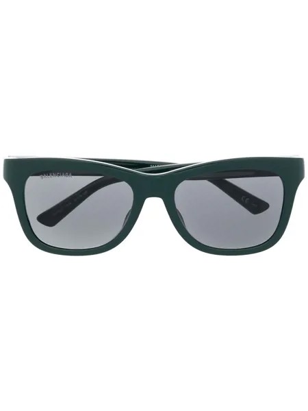 Balenciaga Eyewear солнцезащитные очки в прямоугольной оправе