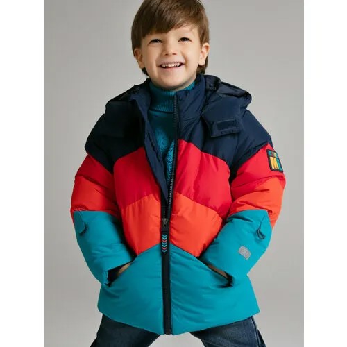 Куртка playToday, размер 98, голубой