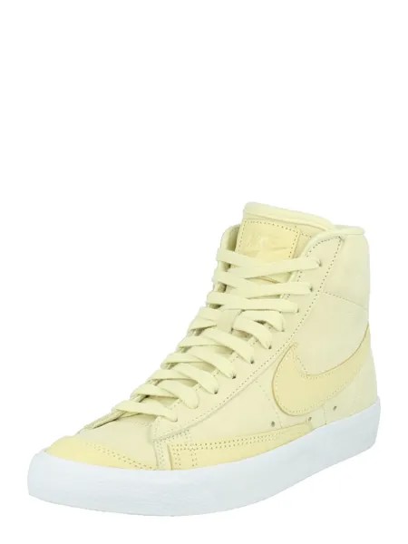 Высокие кроссовки Nike Sportswear BLAZER MID PRM MF, светло-желтого