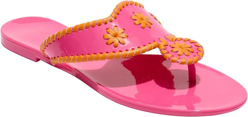 Шлепанцы Jacks Jelly Jack Rogers, цвет Fuchsia/Flame Orange