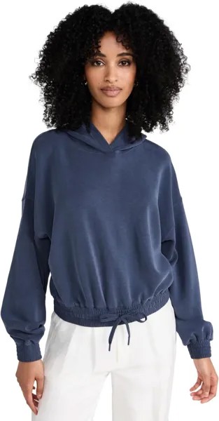 Укороченное худи Summer Sand Wash Sweaty Betty, темно-синий