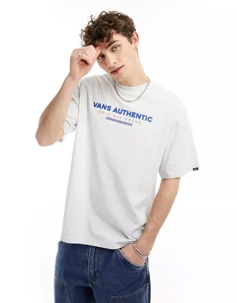 Серая футболка оверсайз Vans Sport