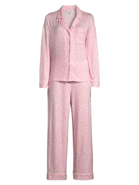 Пижамный комплект Mini Heart из двух частей Splendid, розовый