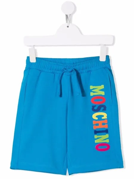 Moschino Kids шорты с логотипом