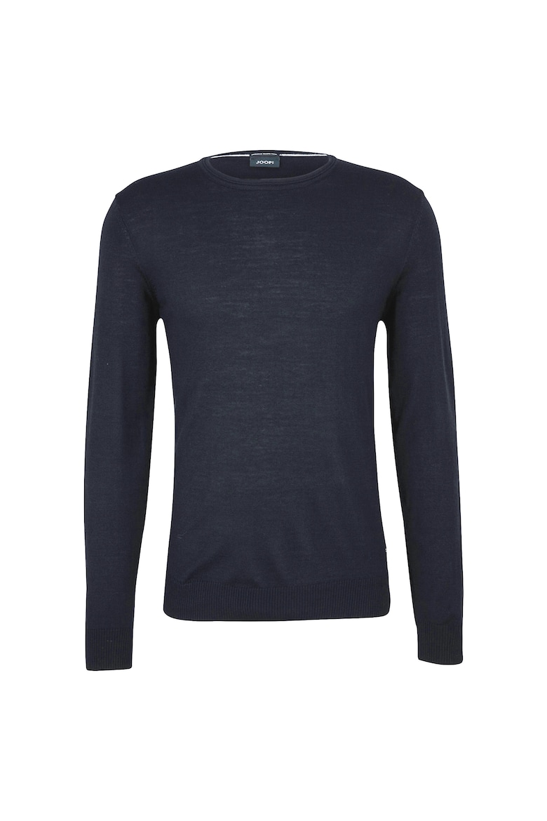Шерстяной свитер с лаконичным дизайном Joop!, синий