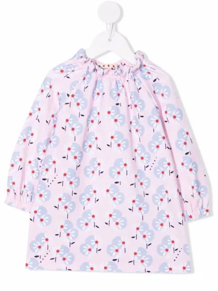 Marni Kids платье мини с логотипом