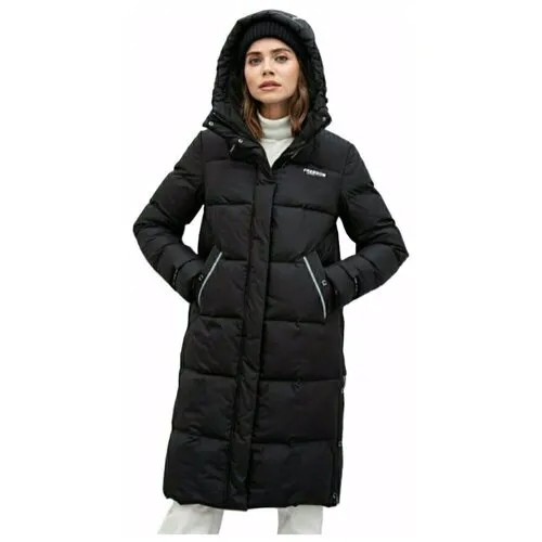 Женское зимнее пальто MALINARDI, цвет черный, размер XL