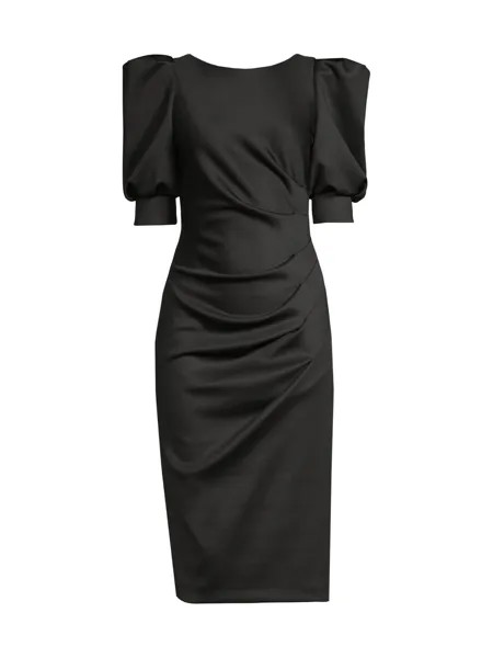Коктейльное платье Zella Scoopback Black Halo, черный