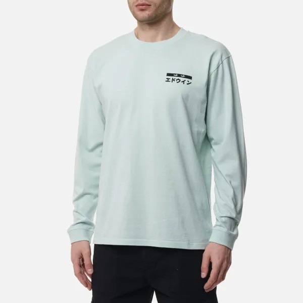 Лонгслив мужской Edwin I030419.0WU.67 голубой 2XL
