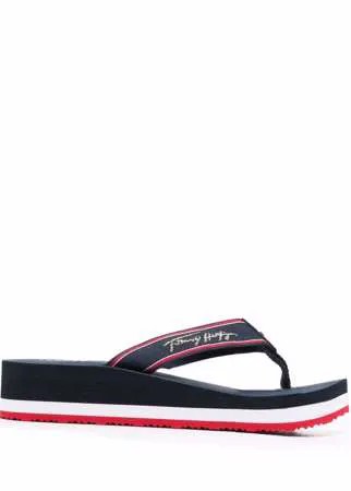 Tommy Hilfiger шлепанцы Signature Wedge