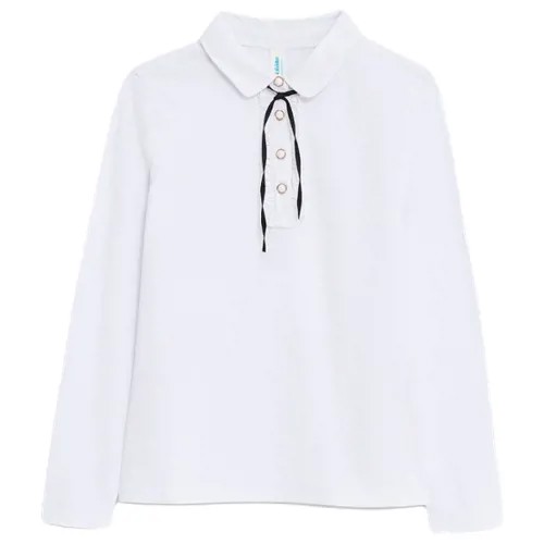 Блузка для девочек ACOOLA белая, размер 134