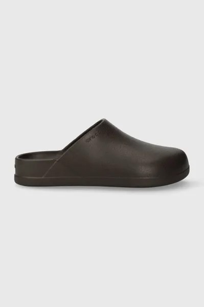 Шлепанцы Crocs, коричневый